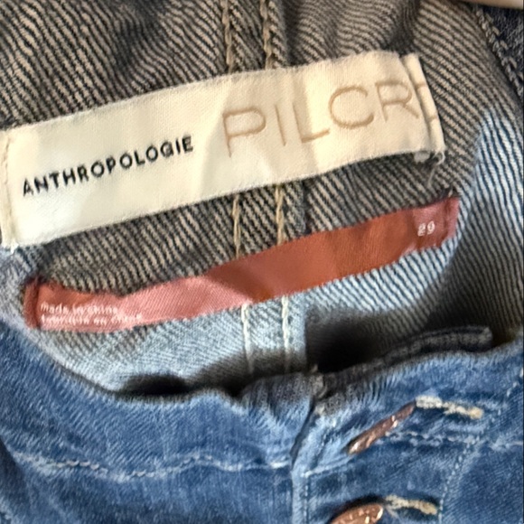 Denim Blue Women's Overall Shorts - Picture 4 of 4